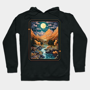 Harmonious Mountain Tapestry Color Hoodie